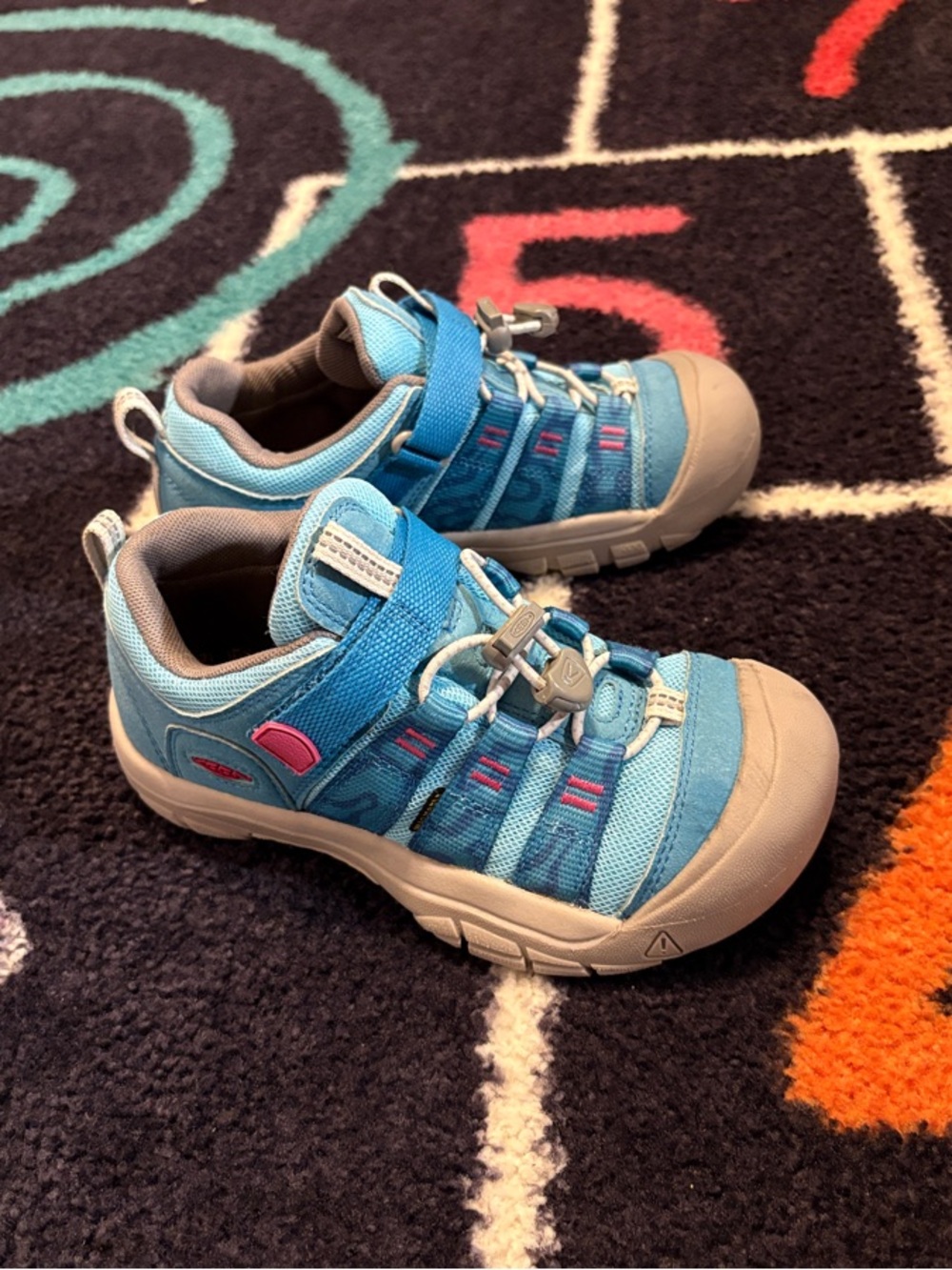 Keen Kids Fjord Blue/ Festival Fuchsia Newport H2 Sneakers